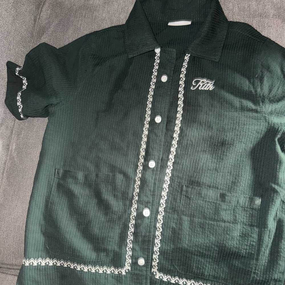 Kith Kids Black Button Down Shirt
